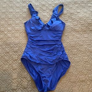 Royal Blue One Piece With Underwire